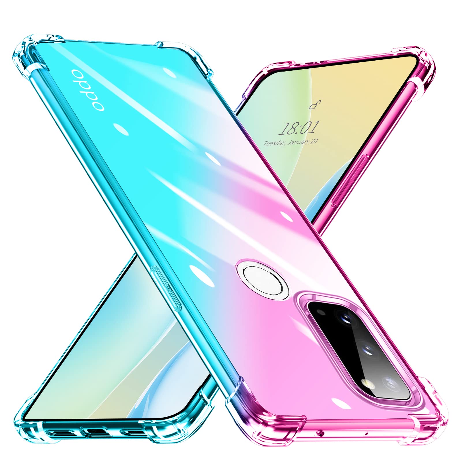 Amazon.co.jp: OPPO Reno5 A 用ケース クリア 透明 TPU ソフトケース
